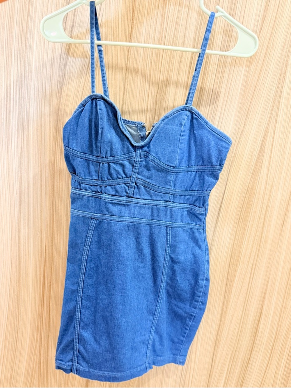 Windsor Blue Denim Bustier Dress Size Small